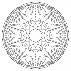 Mandala della Concentrazione Nr. 004