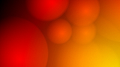 Sfondo a bolle rosso e giallo