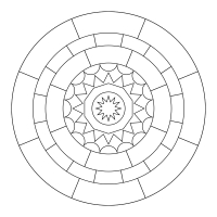 Mandala della Concentrazione Nr. 001
